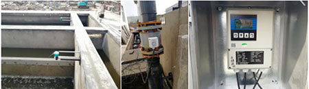 聯(lián)測(cè)儀表用于湖北城市污水廠